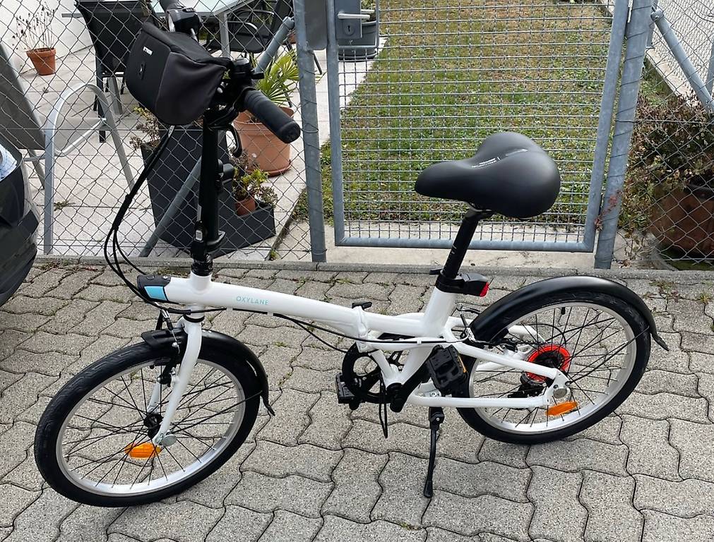 Bici Pieghevole Tilt 500 Biciclette Elettriche Btwin Trattabile