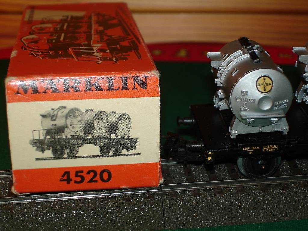 Märklin 99724 / 4481, Wagon Plat Porte Conteneurs Mit Märklin Ins Neue Jahrtausend Db Bo 99724 4481 Ho 1 87