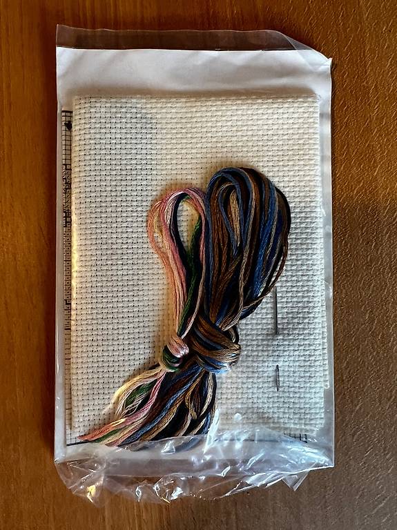 Kreuzstich Set Viktorianischer Teddybär - Bothy Threads 15x20cm