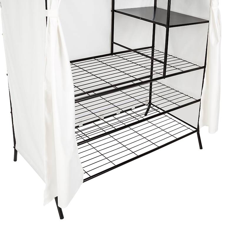 Ruhhy 22671 Kleiderständer Schwarz 173 X 36 X 108  Produktbild-Vorschau 4