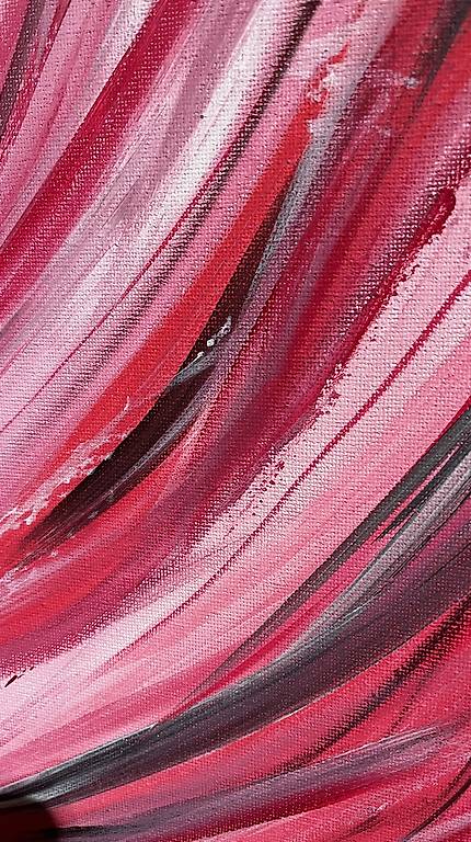 Abstrakt Pink Allure Acrylglasbild
