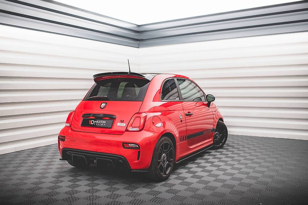 Aileron Arrière Pour Fiat 500 Et Abarth (2008–2012) – Style Sportif Et Aérodynamique, En ABS Non Peint