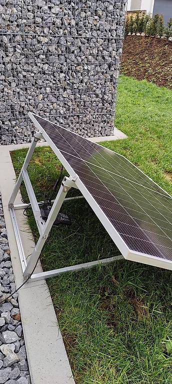 Solarset Aus 600Watt Solarmodul Wechselrichter Gestell Etc Im Kanton