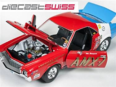 AMC AMX 1968 Miniature Auto World 1/18 - Neuve Sous Boîte