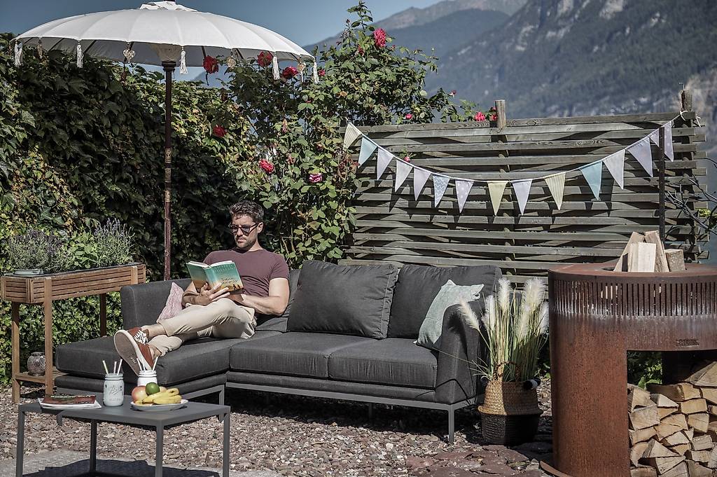 Sunbrella Outdoor Stoff Lounge Gartenmöbel wetterfest im Kanton