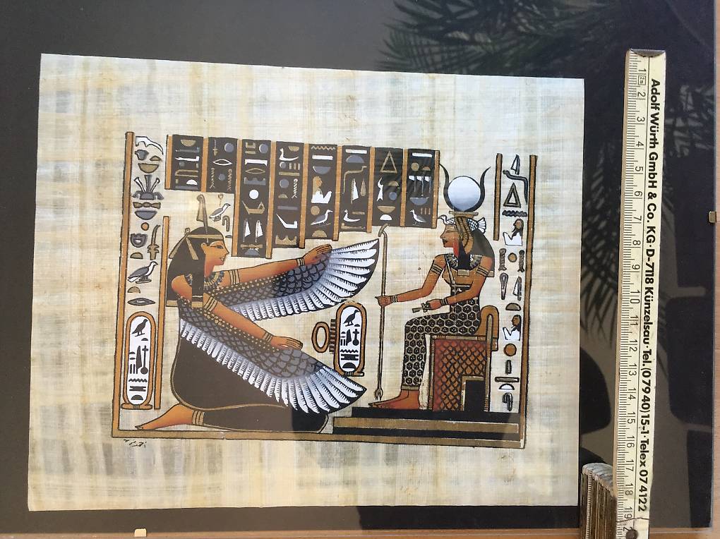 2 Papyrus Bilder original aus Ägypten im Kanton St. Gallen tutti.ch