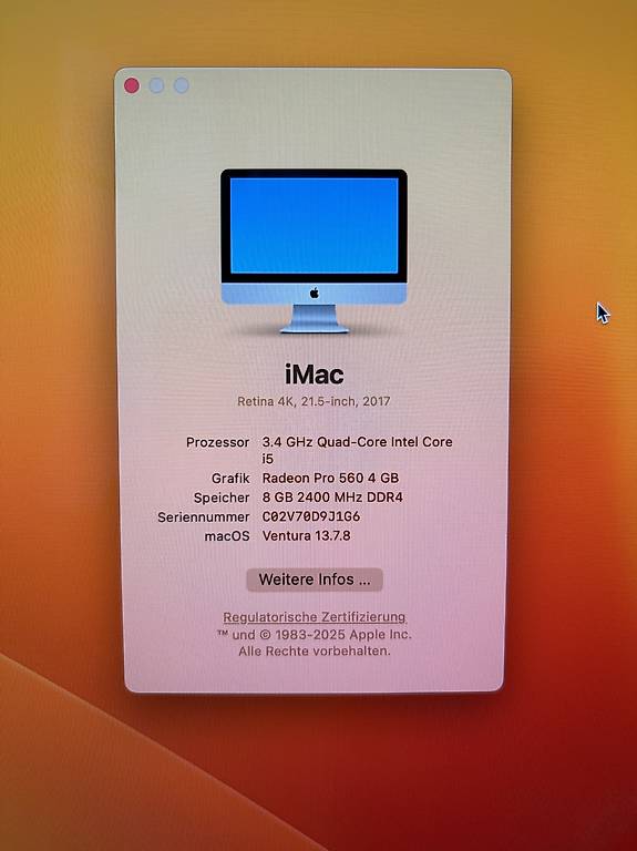 Apple iMac 21.5
