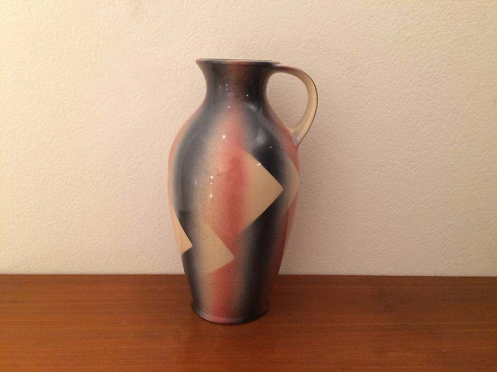 Vintage Bay Keramik Krug Vase Bodenvase Art Deco Dekor in Zürich kaufen