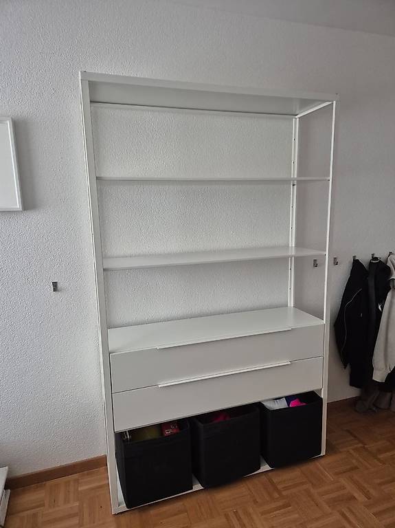Elegantes Ikea Schrank Weiss Mit Schubladen Ebenbild