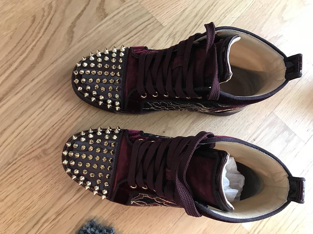 Christian Louboutin Sneakers Dunkelrot Gr 36 5 Original In Z rich