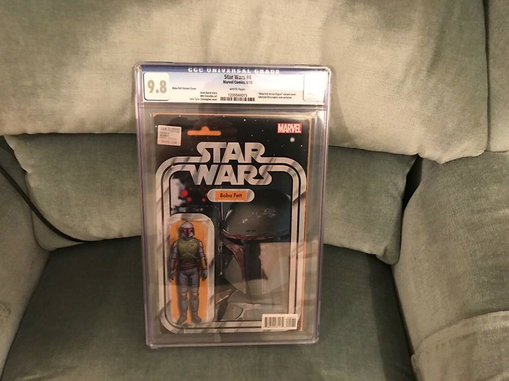 CGC 9 8 Star Wars Boba Fett Action Figure Variant Cover Im Kanton