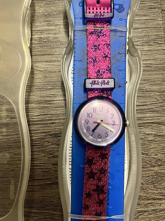 Flik Flak Kinderuhr Futuristic Glitter Stars Cantone Soletta