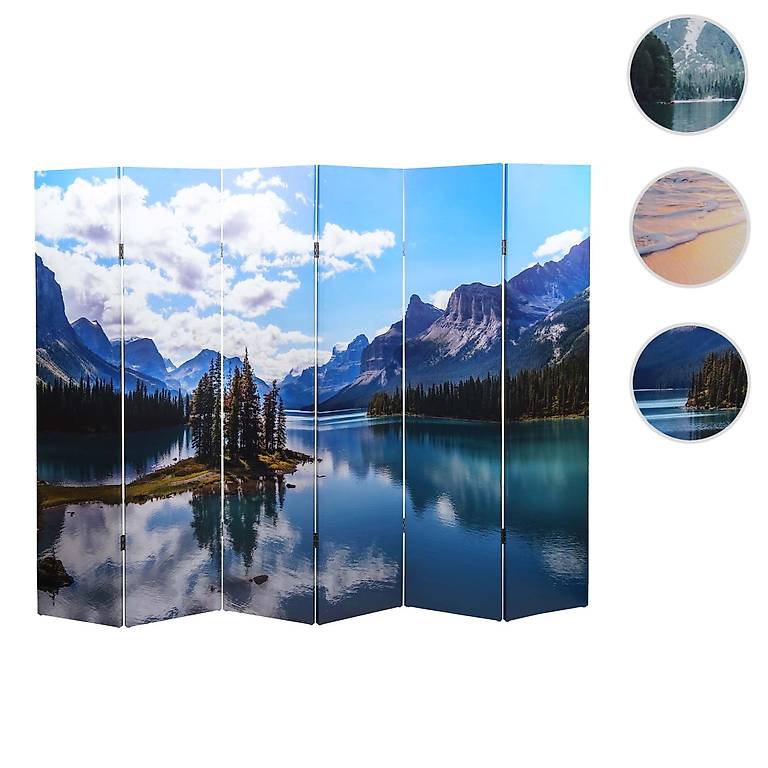 Foto-Paravent T234, Paravent Trennwand MVG-zertifiziert 180x160cm