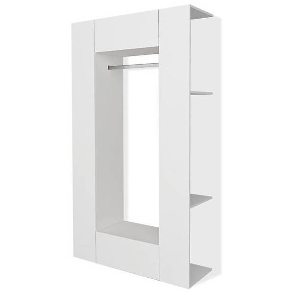 Kleiderschrank Spanplatte 106 x 36,5 x 192 cm Weiß in Zug kaufen