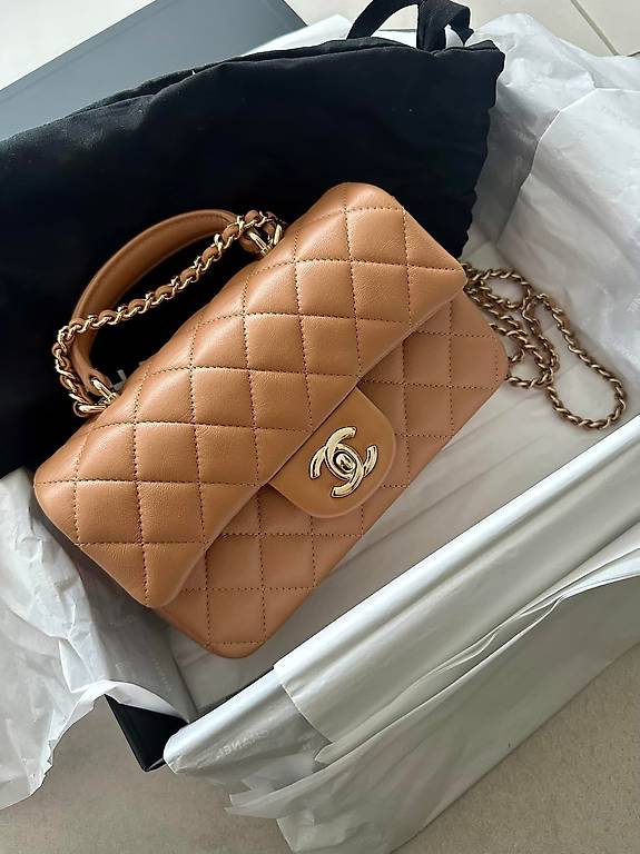 Chanel top handle mini beige neuwertig! im Kanton Luzern