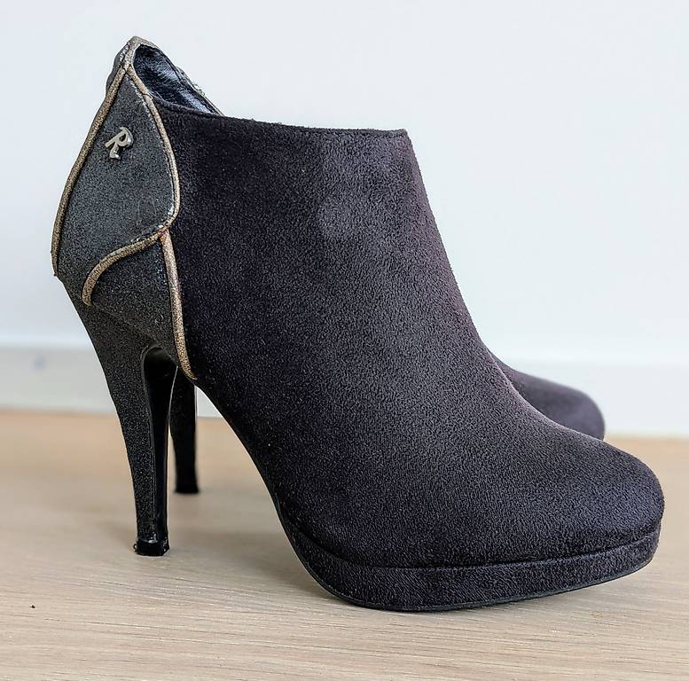 Stiefeletten mit Glitzer und hohem Absatz, 37 im Kanton Zürich