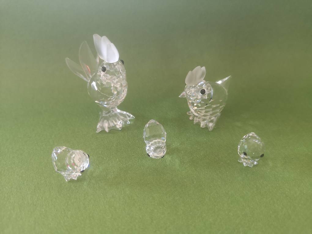 Swarovski Figuren Hühnerfamilie Canton Argovie tutti ch