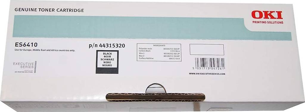 Toner OKI Original 44315320 Noir – ES6410 – Laser – Neuf