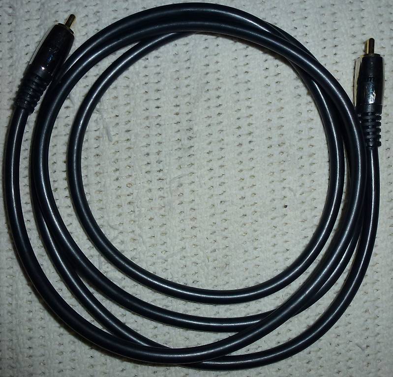 Hama Subwoofer/Digital Coaxial Audio Kabel 1,5 Meter schwarz im Kanton