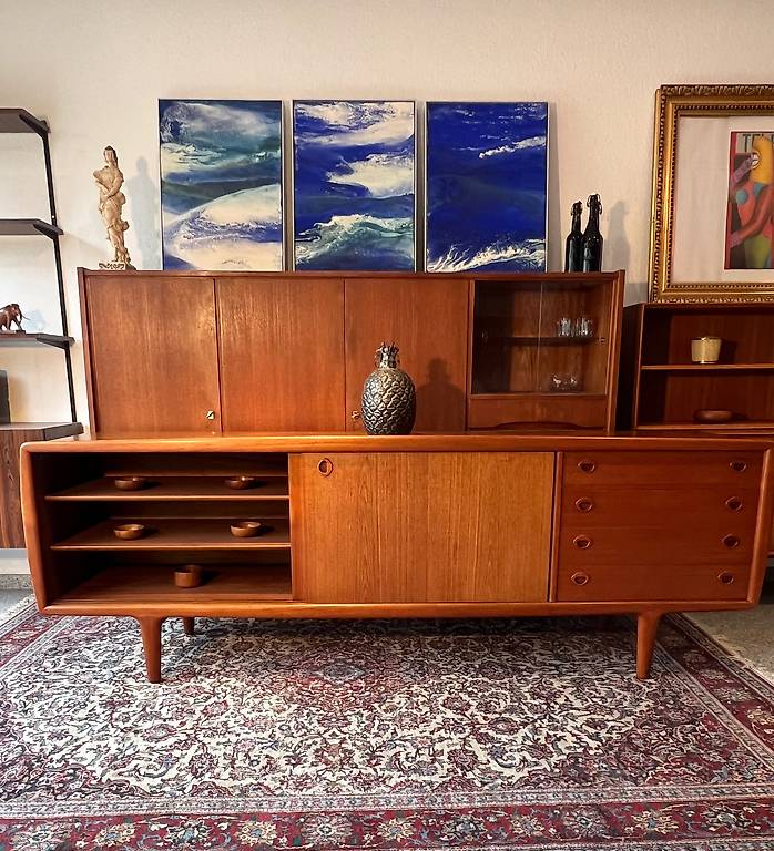 Mid Century Teak Sideboard H.P Hansen Danish Design 1960 im Kanton Mid Century Teak Sideboard H.P Hansen Danish Design 1960 im Kanton