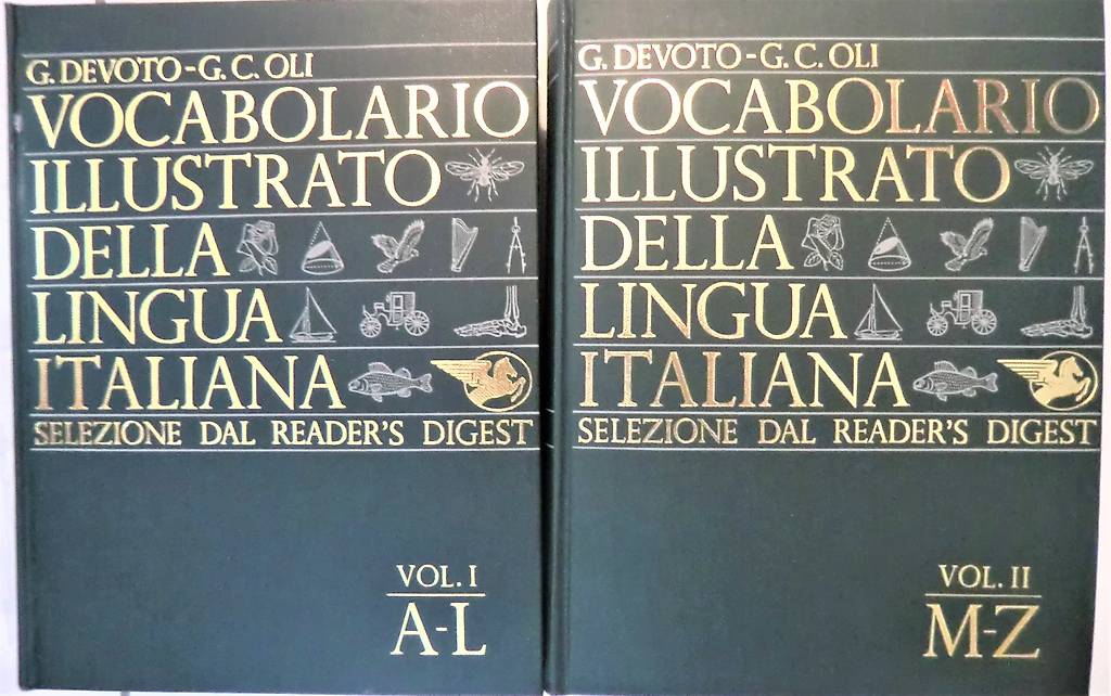 Vocabolario Illustrato Della Lingua Italiana, 2 Volumi Cantone Ticino ...