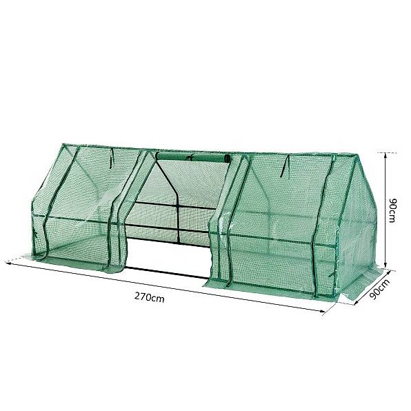 Kit politunnel convenzionale a curva completa 14 piedi L x 60 piedi L