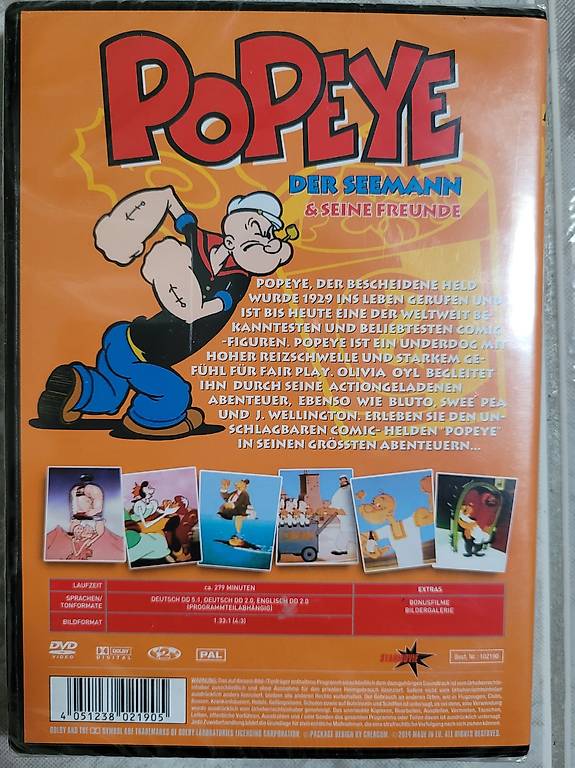 Popeye Der Seemann 2 Dvd Im Kanton St Gallen Tuttich 4521