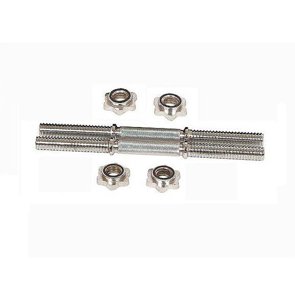 Barra Per Manubri 45cm 25mm - Con Clip Di Bloccaggio Per Pesi