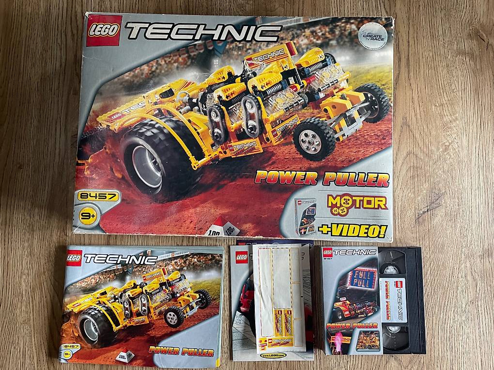 Lego Technic Power Puller 8467 mit OVP und Videokassette im Kanton
