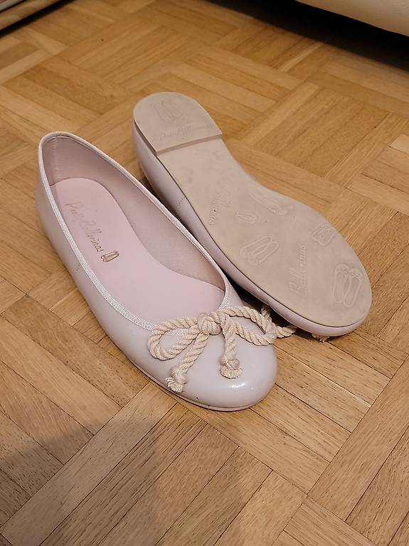 Pretty Ballerinas Leder Nude Polka Dots Schwarz Weiss Gr Im Kanton