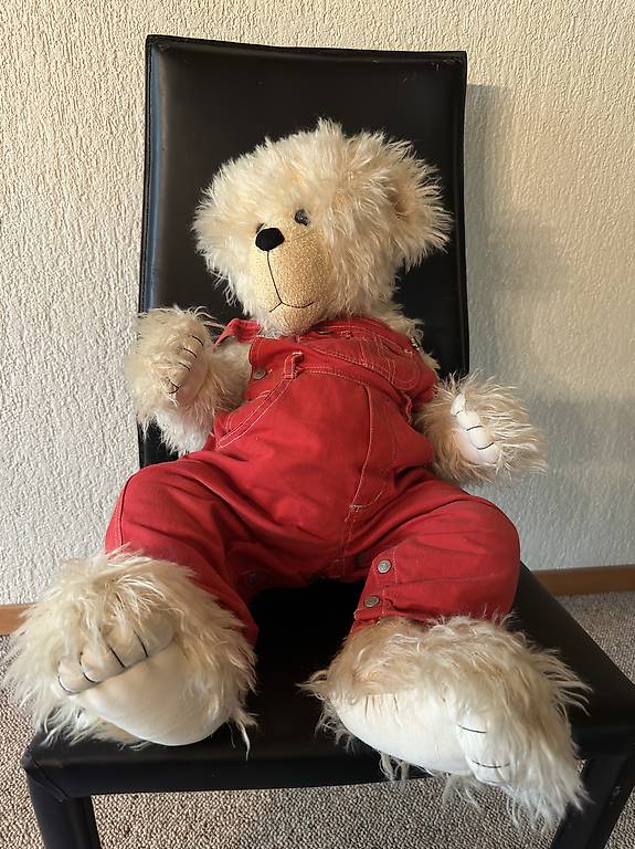 Unique artist bear *SERGE*, the tramp in shabby style, 20 cm by *gelibären