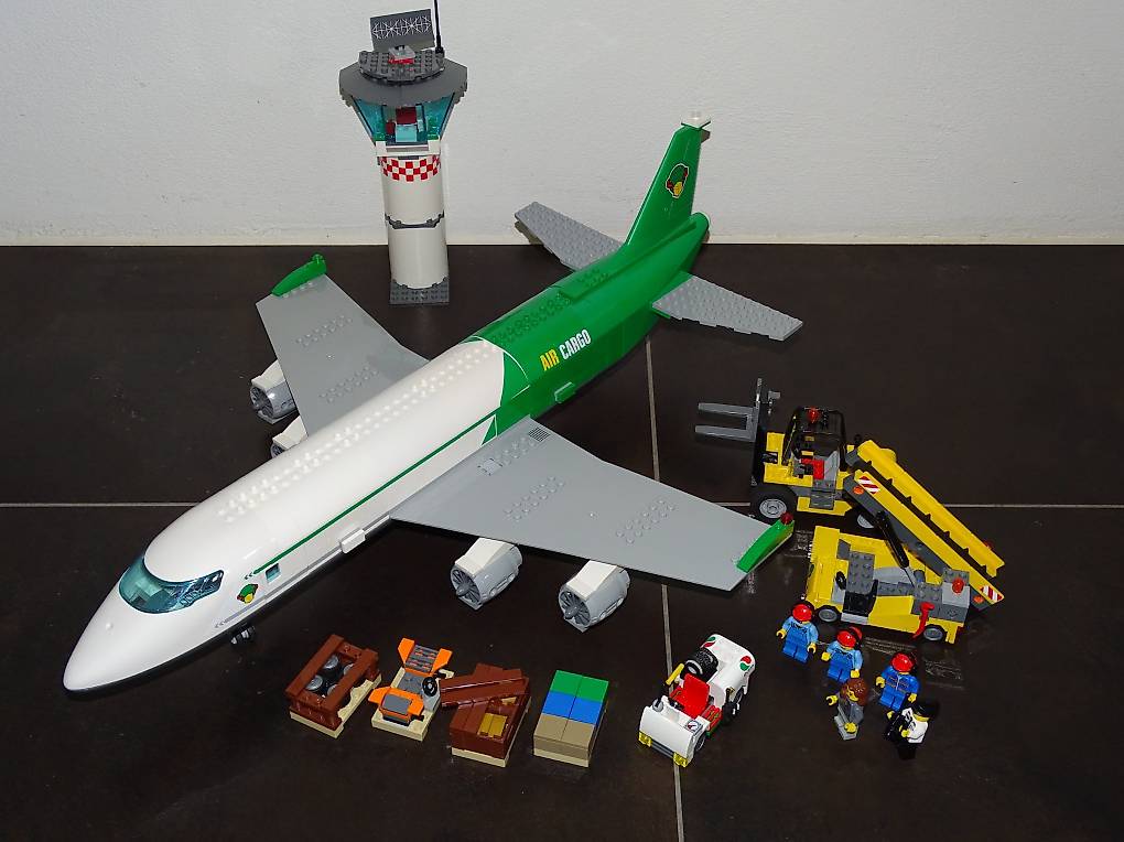Lego Set Aereo Lego 60022 Lego City 60022 Cargo-Flugzeug Mit Viel