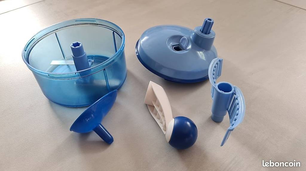 Quick Chef Tupperware - Bleu - Avec Livret De Recettes - Très Bon état