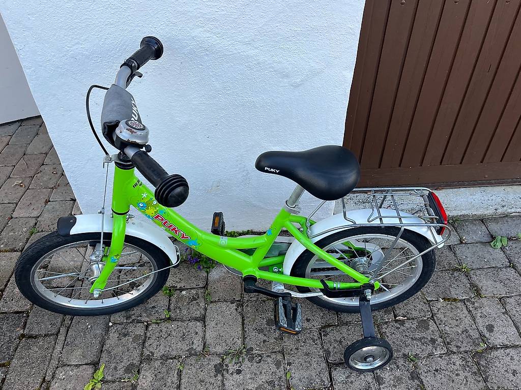 Puky ZL 16 Alu Kindervelo (16 Zoll) Grn inkl. Sttzrder im Kanton Aargau  - tutti.ch