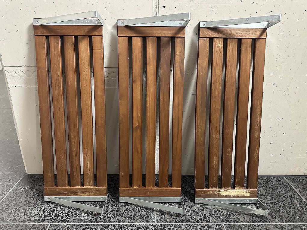 1x Garden wall shelf wood Ikea ÄPPLARÖ / Gartenregal Holz im Kanton Zürich