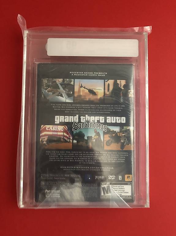GTA SanAndreas PS2 95 Mint Uncirculated Archival UV VGA im Kanton