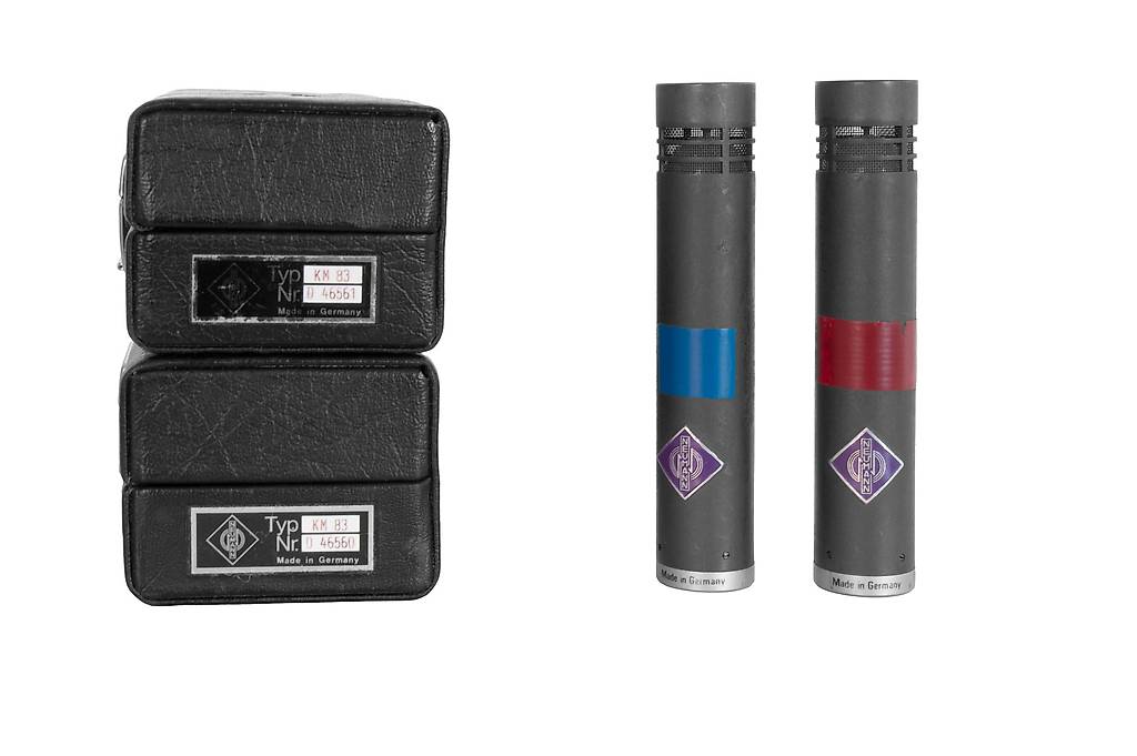 2x NEUMANN KM83 - PAAR !! - MIKROFON Microphone KM 83 im Kanton