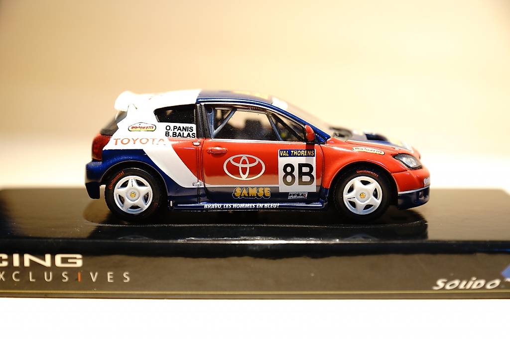Miniature Solido 1/43 - Toyota Corolla Trophée Andros 2006 D'Alain Prost - Occasion Boîte