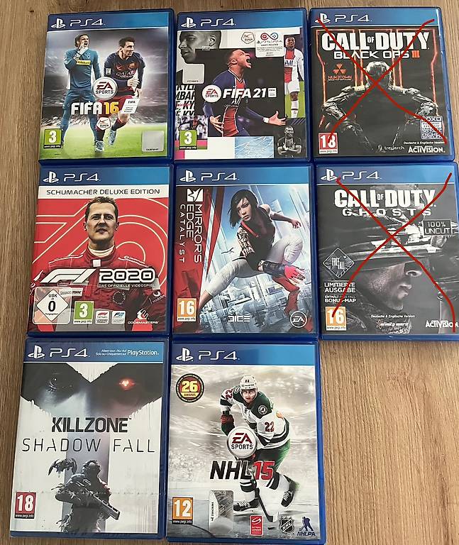 Diverse good PS 4 Spiele