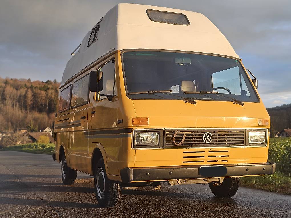 VW LT 28 (1982) Kult-Camper in Bambusgelb im Kanton Aargau - tutti.ch