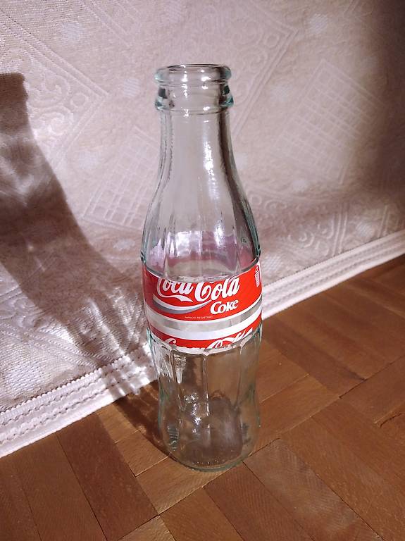 CocaCola Flasche mit Fehlproduktion Lable (einmalig, Rar