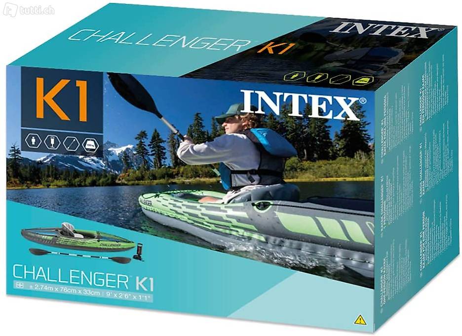  Intex Kajak Challenger K1 Set