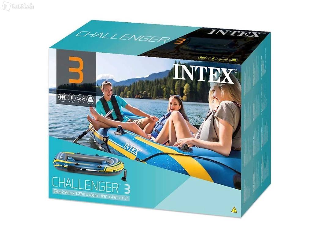  Schlauchboot Intex Challenger 3 Boat Set
