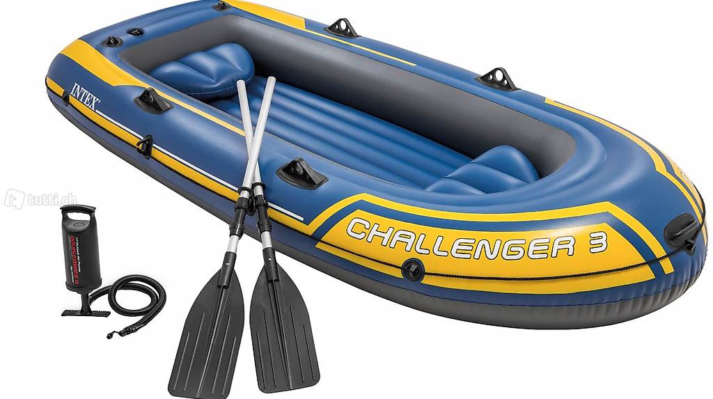  Schlauchboot Intex Challenger 3 Boat Set