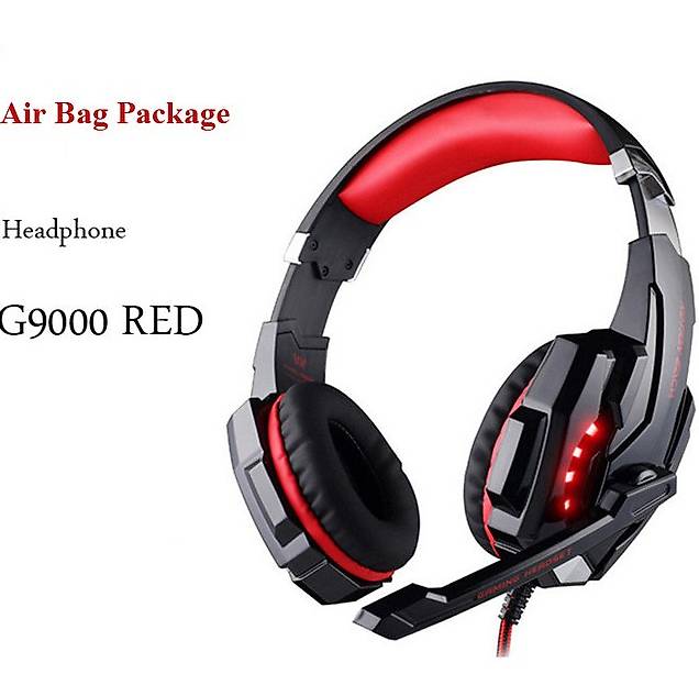 G9000 Gaming Headsets Große Kopfhörer mit Licht Mic Stereo