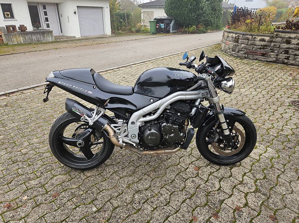 Repose-pieds Triumph Speed Triple 955i - N595 - Occasion état Correct