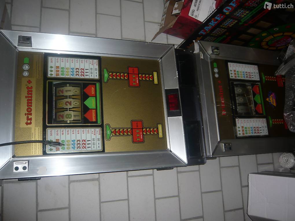 2 Stuck Triomint Geldschpiel Automaten