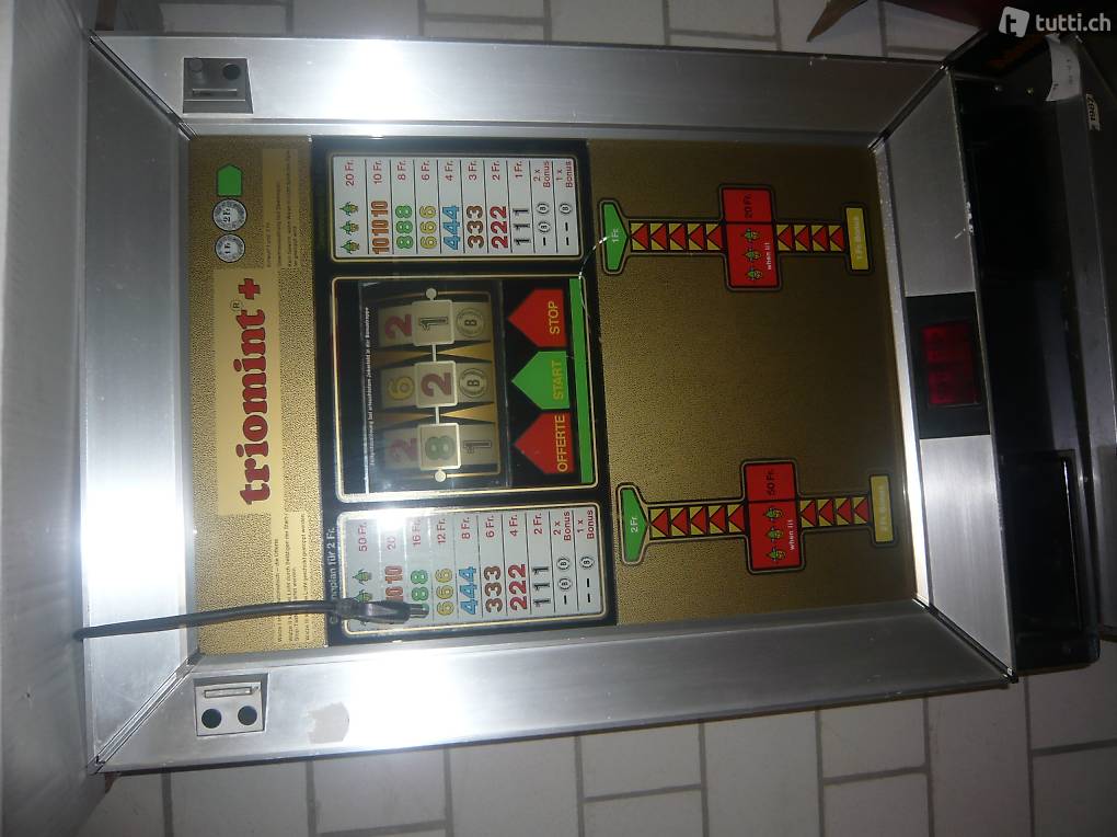 2 Stuck Triomint Geldschpiel Automaten