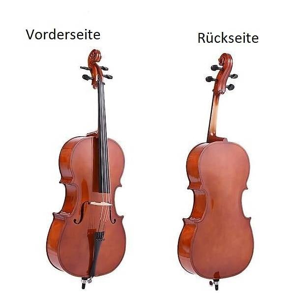  Cello  mit Fall 3 4 Gr  e Musikinstrument  mit Glanz Finish 