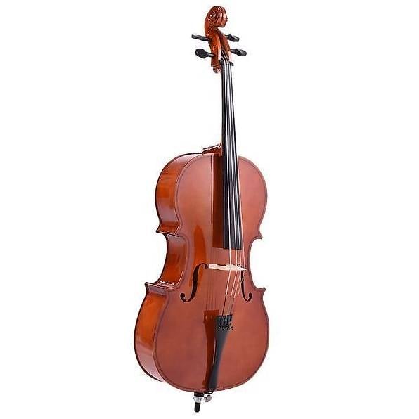  Cello  mit Fall 3 4 Gr  e Musikinstrument  mit Glanz Finish 